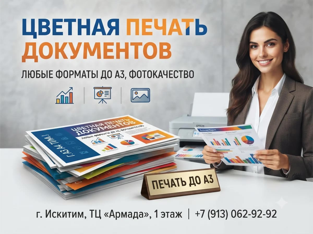 Цветная печать документов