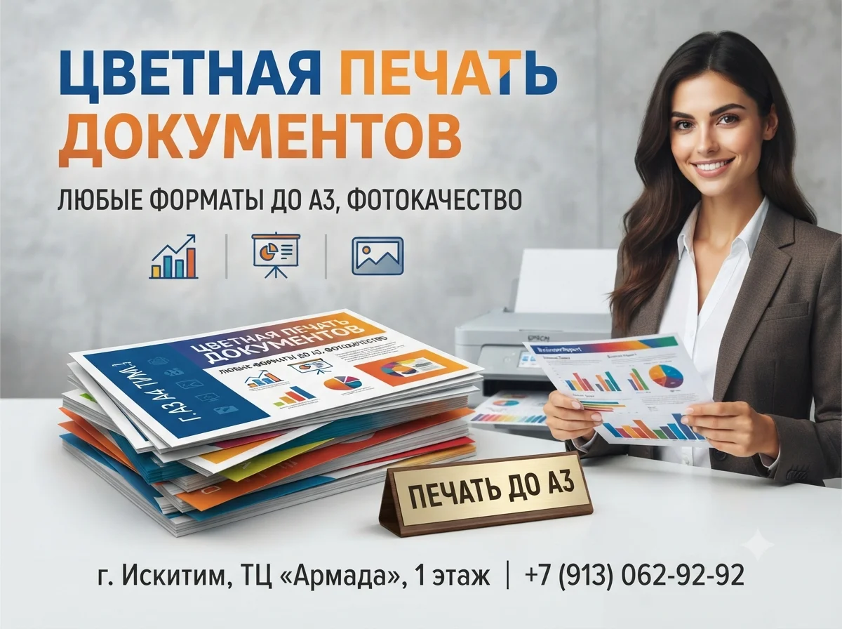 Цветная печать документов