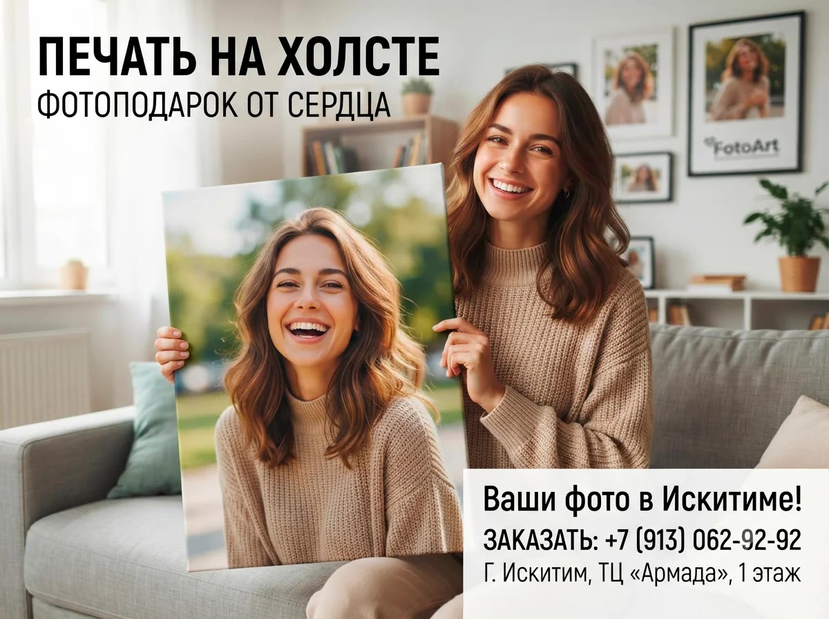 Печать на холсте