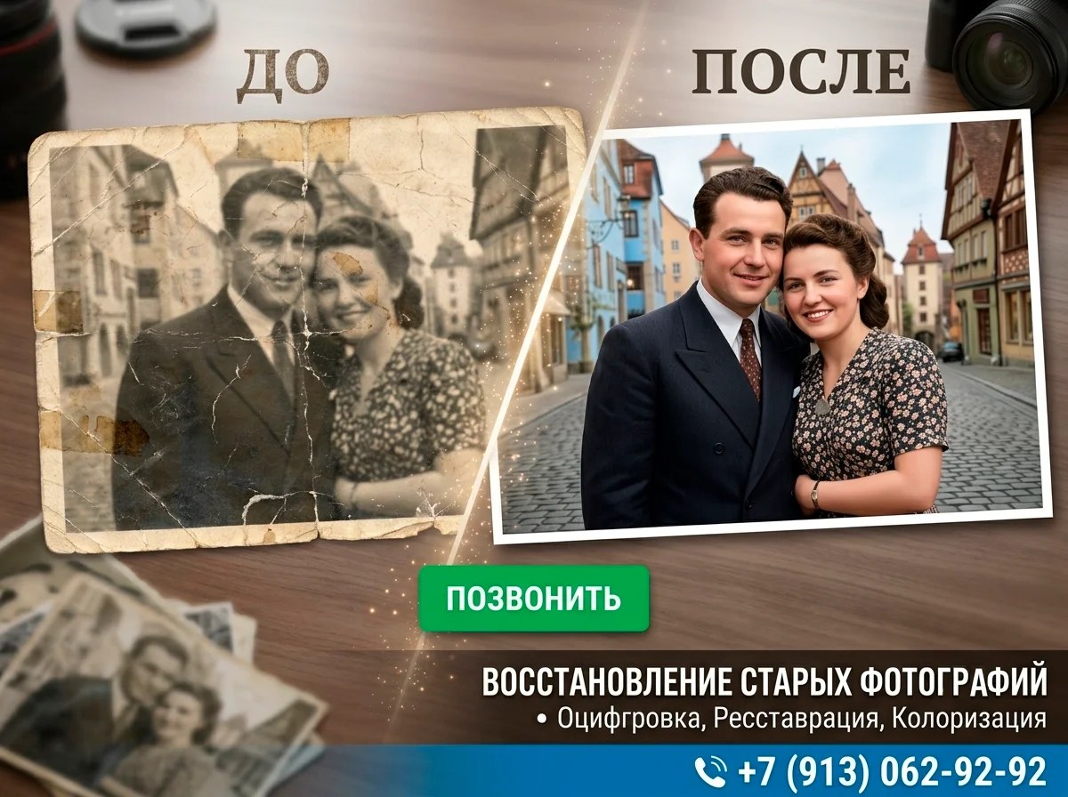 Восстановление старых снимков